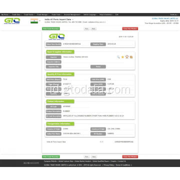 Sampel Data Impor Karet India